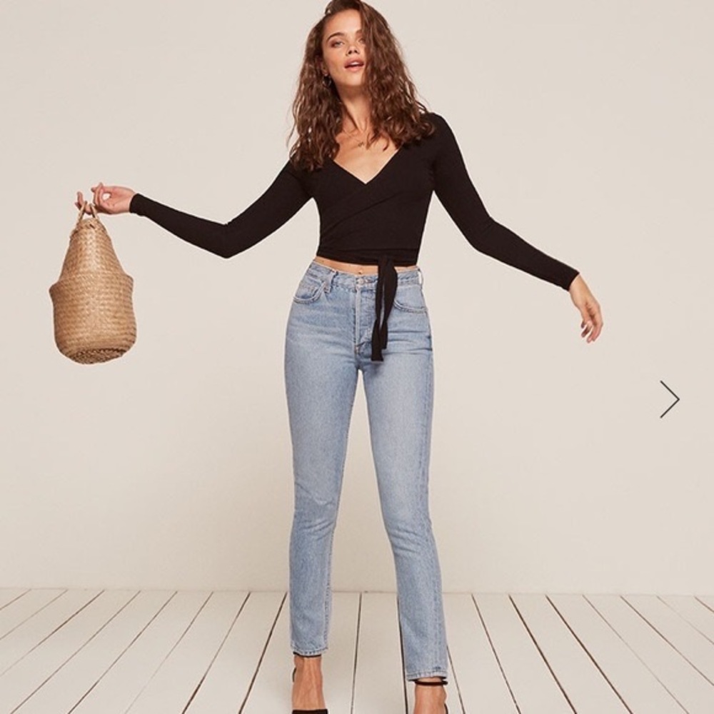 Reformation Kara Mid Rise Jeans